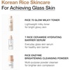image:imageAnua Rice Skin Care Set Cleansing Powder Face Wash Milky Toner amp Hydrating Serum with Ceramide Hyaluronic Acid Hydration amp Skin Barrier Repair for Glow Glass Skin NonComedogenic Korean Skincare
