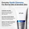 image:imageANUA Hydrating Gentle Foaming Cleanser Daily Face Wash for Double Cleansing Hyaluronic Acid Zinc Panthenol for Dry amp Sensitive Skin Sebum Balance Facial Cleanser Korean Skincare 507 fl oz