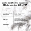 image:imageANUA Hydrating Gentle Foaming Cleanser Daily Face Wash for Double Cleansing Hyaluronic Acid Zinc Panthenol for Dry amp Sensitive Skin Sebum Balance Facial Cleanser Korean Skincare 507 fl oz