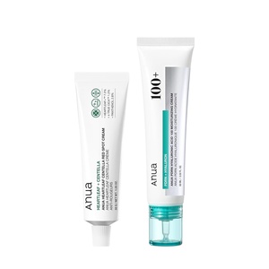 image:imageANUA Intensive Recovery Duo PDRN Hyaluronic Acid 100 Cream amp Heartleaf Centella Red Spot Cream Cream Duo for Blemish Relief and Barrier Repair