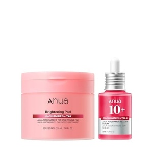 image:imageAnua Niacinamide Dark Spot Prep amp Boost Duo Mini Sheet Face for Skin Clarity Tranexamic acidHyaluronic Acid for glass skin Glow radiance synergy Day amp Night Routine Korean skincare set