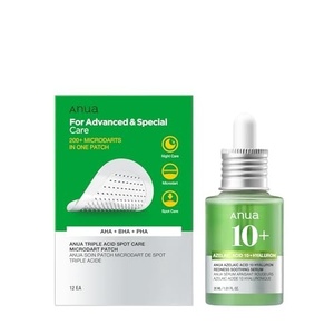 image:imageAnua Redness Care Duo Azelaic Acid Hyaluron Redness Soothing Serum amp Triple Acid Spot Care Microdart Patch Korean Skincare