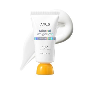 image:imageAnua Mineral Weightless Finish Sunscreen SPF 50 Broad Spectrum ZincBased for Sensitive Skin Lightweight Hydrating Lotion Texture Under Makeup Korean Skincare 169 fl ozOriginal