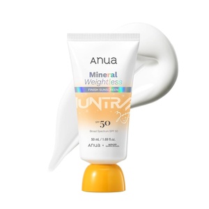image:imageAnua Mineral Weightless Finish Sunscreen SPF 50 Broad Spectrum ZincBased for Sensitive Skin Lightweight Hydrating Lotion Texture Under Makeup Korean Skincare 169 fl ozK POP DEMON HUNTERS