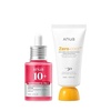 image:imageAnua Ultimate Glow Protection Duo ZeroCast Moisturizing Finish Sunscreen  Niacinamide 10  TXA 4 Serum SPF 50No White Cast Facial Serum for face Korean skincare Set