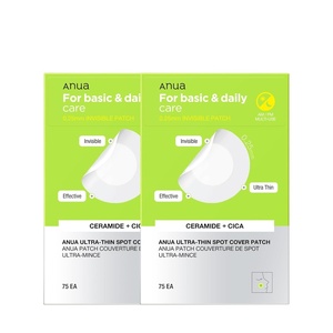 image:imageANUA UltraThin Spot Cover Patch Invisible Hydrocolloid Acne Patch for Face Cute Pimple Patches for Sensitive Skin Korean Skincare 75 Counts Pack of 275 Count Pack of 2