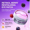 image:imageANUA Retinol Berry Eye Patches 60 Count  Hydrogel Under Eye Mask for Puffy Eyes Dark Circles and Fine Lines Caffeine Niacinamide Korean Skincare